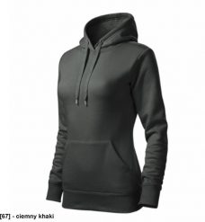 Cape Free - ADLER - Cape Free - Bluza damska, 320 g/m2, 65 % bawełna, 35 % poliester - ciemny khaki L. Brązowe bluzy damskie Malfini, l, bez wzorów, z bawełny, bez kaptura. Za 144.49 zł.