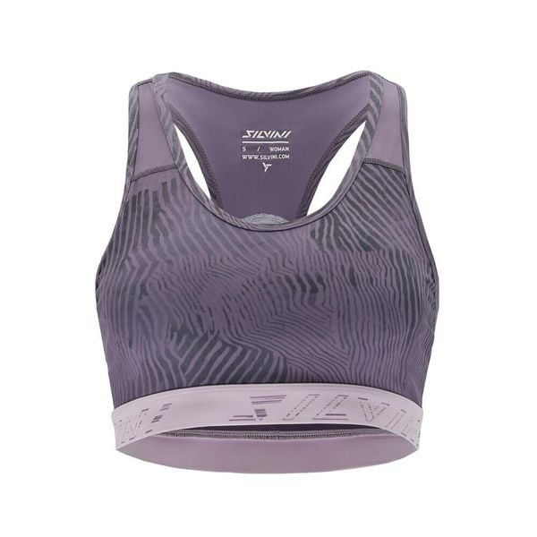 Biustonosz dla kobiet Silvini Arnata. Czerwone obuwie sportowe damskie Silvini, bez wzorów, na fitness i siłownię. Za 147.50 zł.