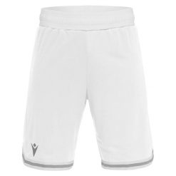 Szorty Macron thorium. Białe krótkie spodenki sportowe męskie Macron, s, bez wzorów, z materiału, na fitness i siłownię. Za 198.00 zł.