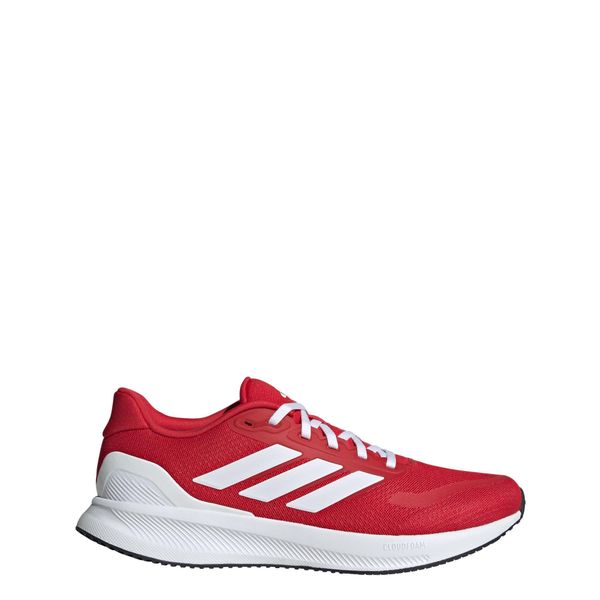 Buty Runfalcon 5 Running. Białe buty sportowe męskie Adidas, bez zapięcia, do biegania. W wyprzedaży za 207.20 zł.