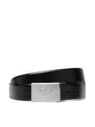 Emporio Armani Pasek EM004294 AF21773 MC028 Czarny. Czarne paski damskie Emporio Armani, bez wzorów, ze skóry. Za 629.99 zł.