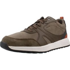 Buty GEOX U46F1A 0EKBU Brązowy. Brązowe trekkingi męskie Geox, na fitness i siłownię. Za 267.99 zł.