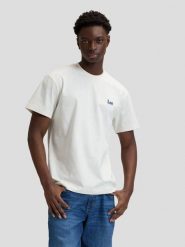 MESKA KOSZULKA LEE SS SMALL LOGO TEE NATURAL 112376490. T-shirty męskie Lee, m, bez wzorów, bez kołnierzyka. Za 79.99 zł.