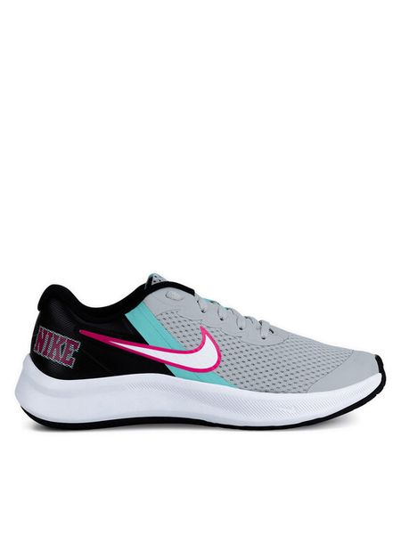 Nike Sneakersy DD1144-001 Szary. Szare buty sportowe dziewczęce Nike, bez wzorów, z materiału, bez zapięcia. Za 219.99 zł.