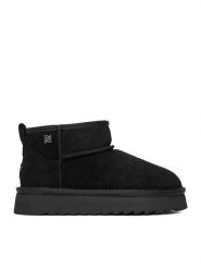Nine West Śniegowce CEO-MENA-01 Czarny. Czarne śniegowce i trapery damskie Nine West, ze skóry. Za 259.99 zł.