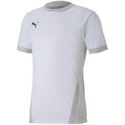 Koszulka męska Puma teamGOAL 23 Jersey. Białe koszulki sportowe męskie Puma, m, bez wzorów, z jersey, bez kołnierzyka, bez ramiączek, do piłki nożnej. Za 78.00 zł.