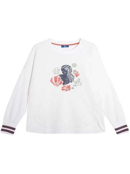 Sweter Damski TBS Melisron. Białe swetry damskie TBS, na lato, s, bez wzorów, z bawełny, eleganckie, bez kołnierzyka, bez ramiączek, krótkie, bez kaptura. Za 339.00 zł.