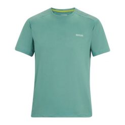T-shirt Męski Virda. Niebieskie koszulki sportowe męskie Regatta, m, bez wzorów, bez kołnierzyka, bez ramiączek, trekkingowe. Za 76.99 zł.