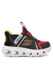 Skechers Sneakersy Hypno-Flash 2.0-Brisk-Brights 403830N/BKRD Czarny. Czarne buty sportowe chłopięce Skechers, bez wzorów, z materiału, bez zapięcia. Za 159.99 zł.