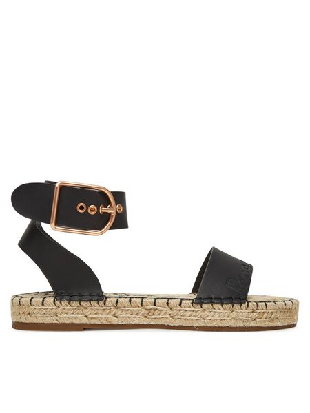Pepe Jeans Espadryle PLS90681 Czarny. Czarne sandały damskie Pepe Jeans, bez wzorów, z jeansu, bez obcasa, bez zapięcia. Za 239.99 zł.