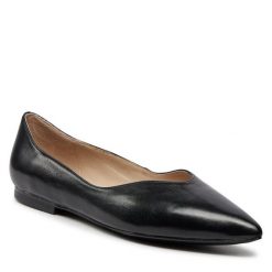 Baleriny Caprice. Czarne baleriny damskie Caprice, bez wzorów, bez obcasa. Za 219.99 zł.