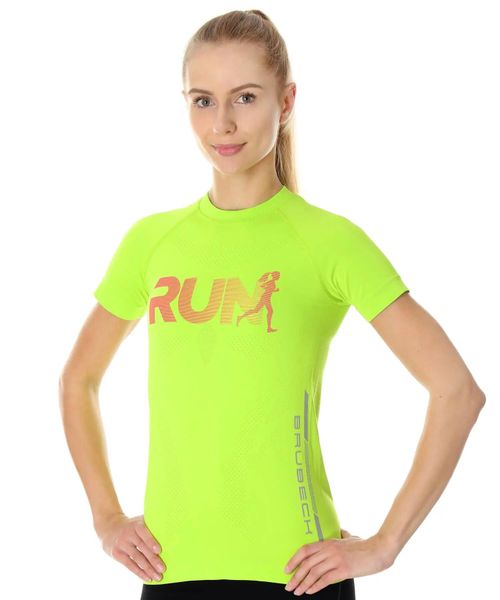 Koszulka damska Brubeck Running Air Pro. Zielone koszulki sportowe damskie Brubeck, l, bez wzorów, z dzianiny, bez kołnierzyka, bez ramiączek, do biegania. Za 69.99 zł.