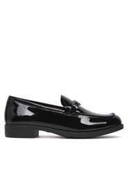 LOVE MOSCHINO Loafersy JA10012G1MIH000B Czarny. Czarne mokasyny damskie Love Moschino, ze skóry. Za 519.99 zł.