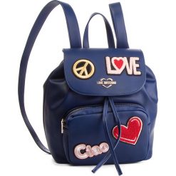 Plecak LOVE MOSCHINO - JC4082PP17LJ0750 Blu. Niebieskie plecaki damskie Love Moschino, ze skóry ekologicznej, klasyczne. Za 959.00 zł.