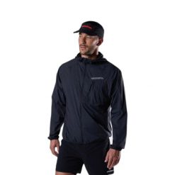 Windbreaker Rossignol Sidelhorn. Czarne kurtki męskie Rossignol, bez wzorów, z softshellu, sportowe, bez kaptura. Za 439.99 zł.