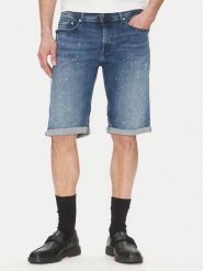 KARL LAGERFELD Szorty jeansowe 265820 552832 Granatowy Regular Fit. Niebieskie szorty męskie KARL LAGERFELD, m, bez wzorów, z bawełny. Za 369.99 zł.