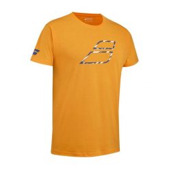 Koszulka męska Babolat Exercise Big Flag. Brązowe koszulki sportowe męskie BABOLAT, l, bez wzorów, bez kołnierzyka, bez ramiączek. Za 95.99 zł.