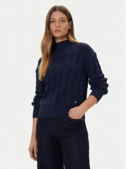 Guess Golf W5BR30 Z1192 Granatowy Relaxed Fit. Niebieskie swetry damskie Guess, xxl, z aplikacjami, z wełny, bez kołnierzyka, bez ramiączek, bez kaptura. Za 479.99 zł.