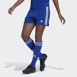 Szorty damskie adidas Squadra 21. Białe szorty sportowe damskie Adidas, xs, bez wzorów, z materiału, sportowe, do piłki nożnej. Za 97.90 zł.