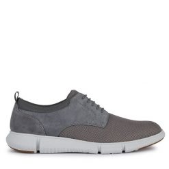 Półbuty Geox. Szare półbuty na co dzień męskie Geox, bez zapięcia. Za 379.99 zł.