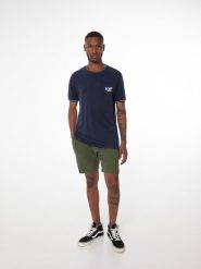 Koszulka męska Protest NXGEEMIL t-shirt. Niebieskie t-shirty męskie Protest, na lato, m, bez wzorów, z dzianiny, klasyczne, bez kołnierzyka. Za 129.90 zł.
