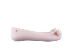 Baleriny Melissa Space Love VI Me Ad Beige, Beż, Guma - 35-36. Brązowe baleriny damskie Melissa, na lato, bez wzorów, z gumy, bez obcasa. W wyprzedaży za 89.10 zł.