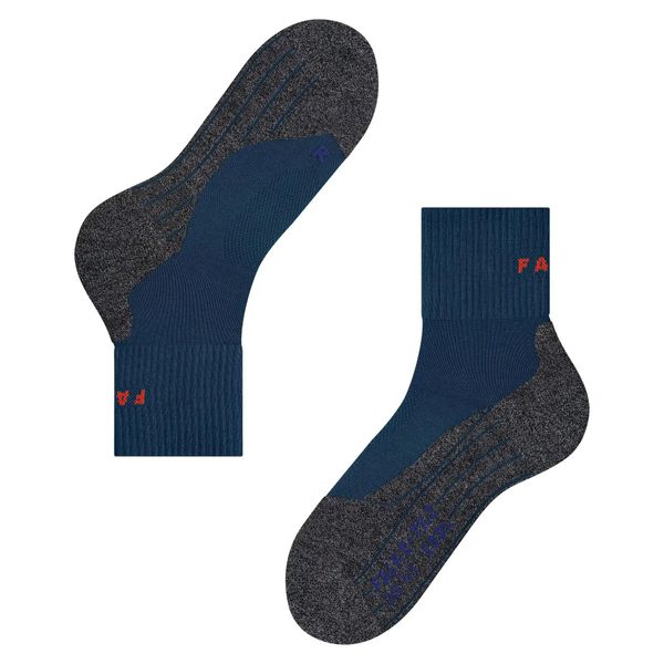 Krótkie skarpetki Falke TK2 Explore Cool. Niebieskie skarpety męskie Falke, bez wzorów, z elastanu. Za 123.50 zł.