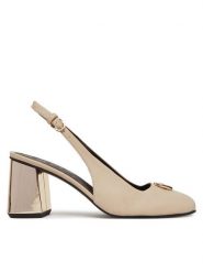 Furla Czółenka Blallet YJ43BAL-A.0496-3910S-1-007-20-AL-3900 S Beżowy. Brązowe czółenka damskie Furla, bez wzorów, ze skóry, bez obcasa, bez zapięcia. Za 739.99 zł.
