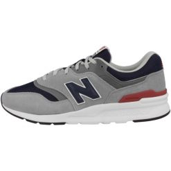 Buty do chodzenia męskie New Balance 997. Szare buty sportowe męskie New Balance, z materiału, bez zapięcia, do biegania. Za 429.00 zł.