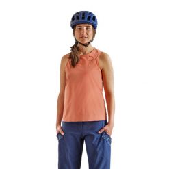Koszulka rowerowa damska Maloja ZuckerhütlM. Brązowe koszulki sportowe damskie Maloja, xs, bez wzorów, bez kołnierzyka, bez ramiączek, rowerowe. Za 137.00 zł.