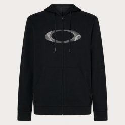 Oakley Bluza New Ellipse Zip Foa406465-02E. Czarne bluzy męskie Oakley, m, bez wzorów, bez kaptura. Za 282.50 zł.