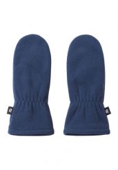 Rękawiczki zimowe dziecięce Reima Tumpus. Niebieskie rękawiczki dziecięce Reima, bez wzorów, z materiału. Za 73.99 zł.