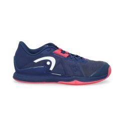 Buty do tenisa damskie Head Sprint Pro 3.5. Niebieskie obuwie sportowe damskie Head, bez wzorów, z materiału, do biegania. Za 568.00 zł.