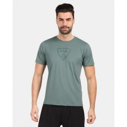 Męska koszulka techniczna Kilpi TODI-M. Zielone koszulki sportowe męskie Kilpi, m, bez wzorów, bez kołnierzyka, bez ramiączek, do biegania. Za 138.03 zł.