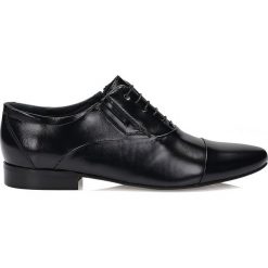 Czarne półbuty wizytowe. Eleganckie półbuty marki Kazar. Za 429.00 zł.
