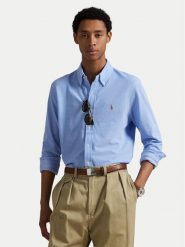 Polo Ralph Lauren Koszula 710979488001 Błękitny Regular Fit. Niebieskie koszule męskie Polo Ralph Lauren, l, bez wzorów, z bawełny, bez kołnierzyka, bez ramiączek. Za 479.99 zł.