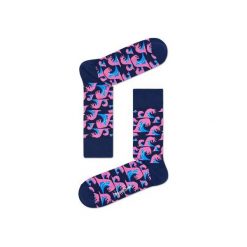 Skarpetki Happy Socks WVE01-6000. Brązowe skarpety męskie Happy Socks, z bawełny. Za 24.43 zł.