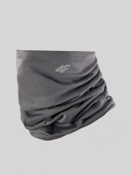 4F Bandana uniseks - szara Uniwersalny. Szare szaliki męskie 4f, bez wzorów, z polaru. Za 39.99 zł.
