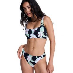 Majtki bikini o średnim kryciu dla Kobiety PRINTED ESSENTIALS Czarny. Czarne bikini damskie Roxy, m, bez wzorów. Za 139.99 zł.