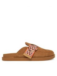 Blauer Klapki S5GLADE04/SUE Brązowy. Brązowe klapki damskie Blauer, bez wzorów, ze skóry, bez obcasa. Za 279.99 zł.