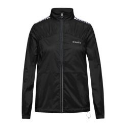 Kurtka damska DIADORA L. LIGHTWEIGHT WIND JACKET. Czarne kurtki sportowe damskie Diadora, l, bez wzorów, z poliamidu, bez kaptura, do biegania. Za 69.99 zł.