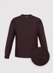 PAKO LORENTE - Brązowy sweter męski v-neck. Brązowe swetry przez głowę męskie Pako Lorente, na jesień, m, bez wzorów, z bawełny, bez kołnierzyka. Za 199.99 zł.