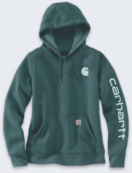 Bluza Carhartt Iconic Clarksburg Logo Greenstone. Bluzy męskie Visent, m, bez wzorów, bez kaptura. Za 265.11 zł.