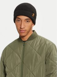 Timberland Czapka TB0A1F8G Czarny. Czarne rękawiczki męskie Timberland, na zimę, bez wzorów, z materiału. Za 149.99 zł.