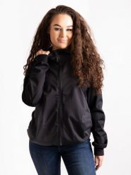 Damska kurtka softshell bez izolacji stretch Basic, czarny. Czarne kurtki damskie Unuo, na jesień, xl, bez wzorów, z poliesteru, bez kaptura. Za 264.00 zł.