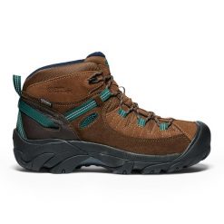 Buty trekkingowe męskie KEEN Targhee II Mid Wp. Brązowe trekkingi męskie Keen, trekkingowe. Za 449.99 zł.