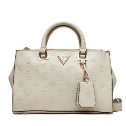 Torebka Guess. Czarne torebki do ręki damskie Guess, z aplikacjami, klasyczne, bez dodatków. Za 399.99 zł.