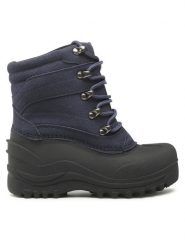 Sprandi Kozaki CP86-22876 Granatowy. Niebieskie buty zimowe chłopięce Sprandi, bez wzorów, ze skóry, bez zapięcia. Za 119.99 zł.