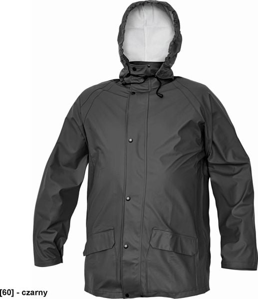 Kurtka męska CERVA SIRET SET - kombinezon - czarny L. Czarne kurtki męskie CERVA, l, bez wzorów, bez kaptura. Za 171.48 zł.