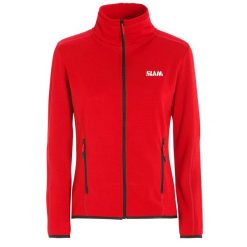 Bluza Polarowa Slam Act Ws Grid Damskie. Czerwone bluzy damskie SLAM, l, bez wzorów, z materiału, bez kaptura. Za 693.99 zł.